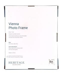 Heritage Vienna 20x25cm Photo Frame Silver -The Shine Nook Sales Store 746491690 4 720x928