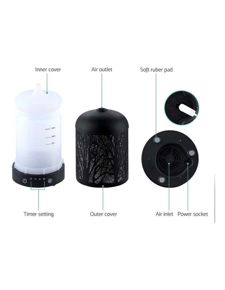 Devanti Aroma Diffuser Aromatherapy Led Night Lights 5 Devanti Aroma Diffuser Aromatherapy Led Night Lights - Image 5