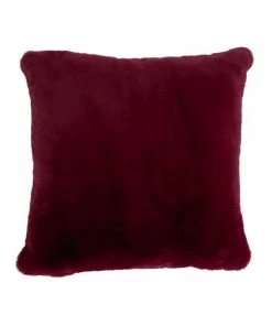 Heritage Amelie Faux Fur Cushion Maroon