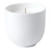 Wedgwood Folia 8cm Filled Candle White