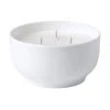 Wedgwood Folia 13cm 3-Wick Filled Candle White