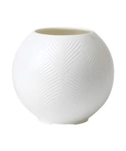 Wedgwood Folia 10cm Lithophane White