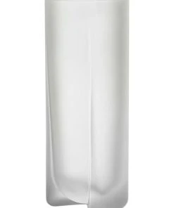 IITTALA Kuru 25.5cm Frosted Glass Vase Clear