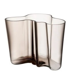 IITTALA Alvar Aalto Collection 16cm Glass Vase Linen