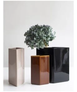 IITTALA Ruutu 18cm Glass Vase Brown 5 IITTALA Ruutu 18cm Glass Vase Brown -The Shine Nook Sales Store 753604030 3 720x928