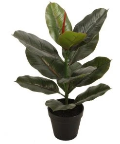 Cooper & Co 45Cm Tall Potted Ficus Home Decor Fake Plant Indoor Flowers Plastic