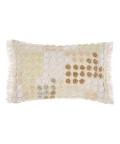 Linen House McKenzie Cushion in Vanilla
