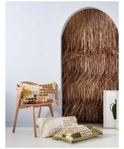 Linen House McKenzie Cushion in Fern Green -The Shine Nook Sales Store 772557760 855335260 3 720x928