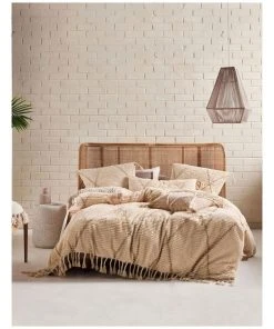 Linen House Asha Cushion in Sand -The Shine Nook Sales Store 775362520 855331300 3 720x928