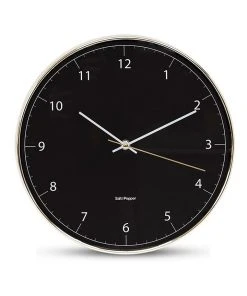 Salt&Pepper Blair 31cm Wall Clock Black/Gold