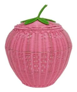 Milkshake Strawberry Shaped Storage Basket 55cm