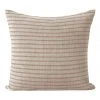 Aura Home Heirloom Stripe Cushion in Rosewater