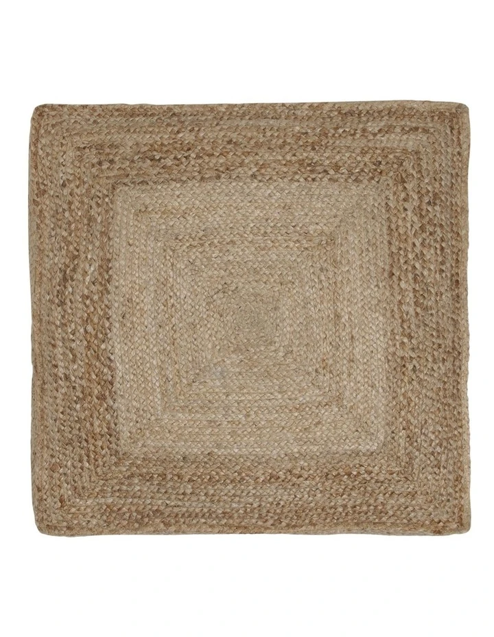 Australian House & Garden Callala Square Jute Floor Cushion Natural 1 Australian House & Garden Callala Square Jute Floor Cushion Natural
