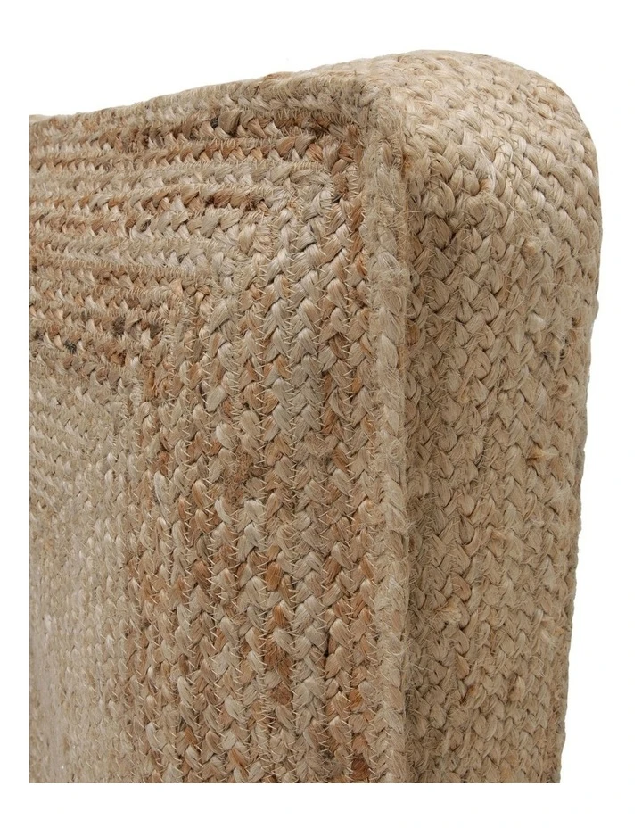 Australian House & Garden Callala Square Jute Floor Cushion Natural 2 Australian House & Garden Callala Square Jute Floor Cushion Natural - Image 2