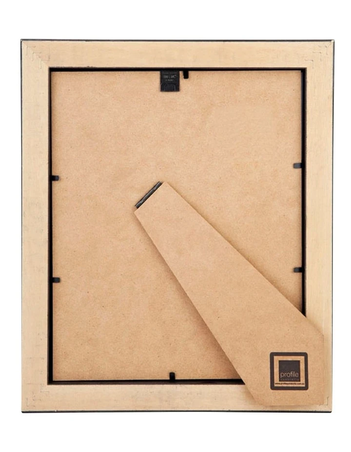 Profile Bonjour Black Silver Timber Photo Frame 8x10/5x7 2 Profile Bonjour Black Silver Timber Photo Frame 8x10/5x7 - Image 2