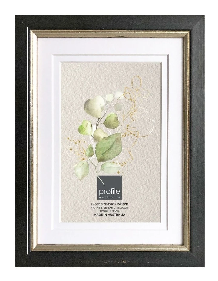 Profile Bonjour Black Silver Timber Photo Frame 11x14"/8x10" 1 Profile Bonjour Black Silver Timber Photo Frame 11x14"/8x10"