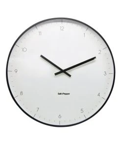 Salt&Pepper Elio White Metal Clock 53.5cm
