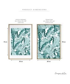 Cooper & Co 60x90cm Mat to 50x70cm Oak Premium Paradise Wooden Photo Frame -The Shine Nook Sales Store 779424400 6 720x928