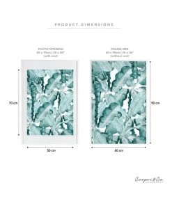 Cooper & Co 60x90cm Mat to 50x70cm White Premium Paradise Wooden Photo Frame -The Shine Nook Sales Store 779424580 6 720x928