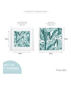 Cooper & Co Set Of 2 30x30cm Mat to 20x20cm White Premium Paradise Wooden Photo Frame 13 Cooper & Co Set Of 2 30x30cm Mat to 20x20cm White Premium Paradise Wooden Photo Frame -The Shine Nook Sales Store 779425480 7 720x928
