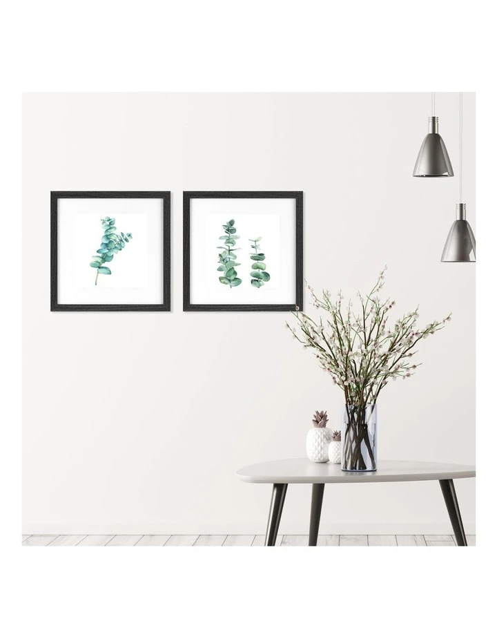 Cooper & Co Set Of 2 30x30cm Mat to 20x20cm Black Premium Paradise Wooden Photo Frame 4 Cooper & Co Set Of 2 30x30cm Mat to 20x20cm Black Premium Paradise Wooden Photo Frame - Image 4