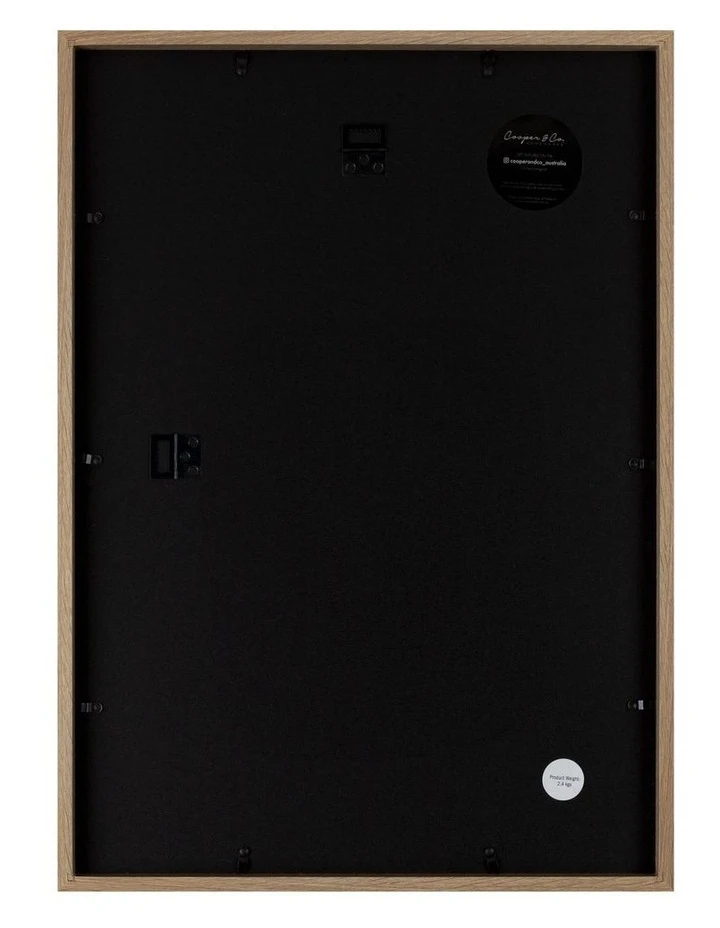 Cooper & Co 42x59.4cm Mat to 29.7x42cm Oak Premium Paradise Wooden Photo Frame 2 Cooper & Co 42x59.4cm Mat to 29.7x42cm Oak Premium Paradise Wooden Photo Frame - Image 2