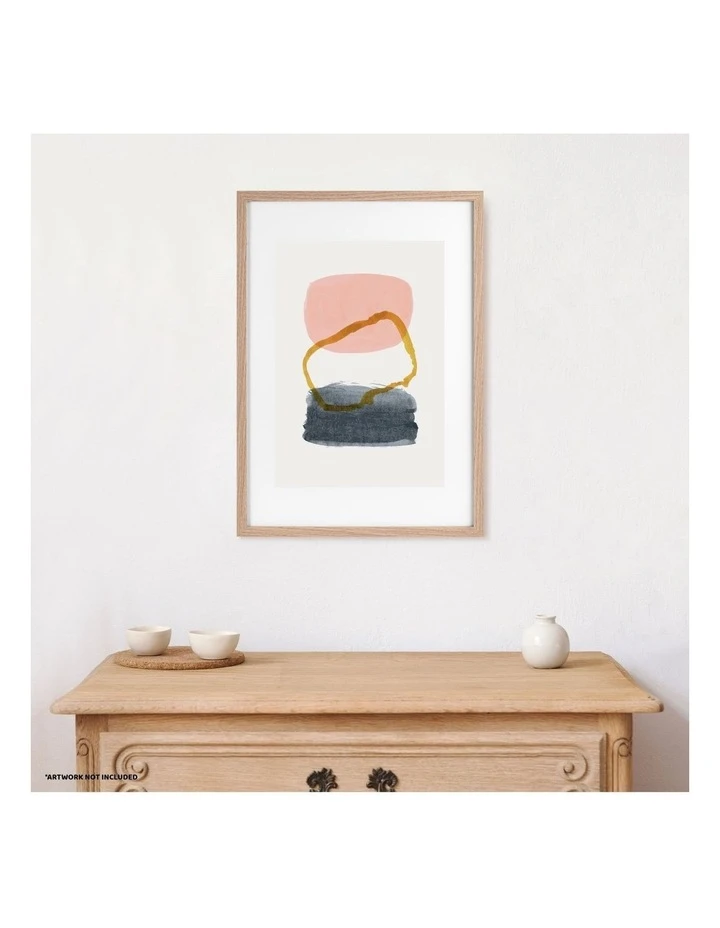 Cooper & Co 42x59.4cm Mat to 29.7x42cm Oak Premium Paradise Wooden Photo Frame 3 Cooper & Co 42x59.4cm Mat to 29.7x42cm Oak Premium Paradise Wooden Photo Frame - Image 3