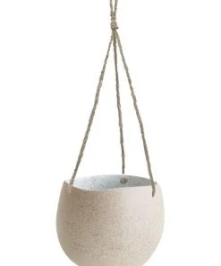 Robert Gordon Garden To Table Hanging Planter Small - White Speckle