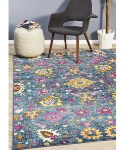 Rug Culture Babylon 210 Blue -The Shine Nook Sales Store 782203060 3 720x928