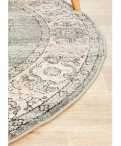 Rug Culture Avenue 703 Grey Round Rug -The Shine Nook Sales Store 782203600 3 720x928