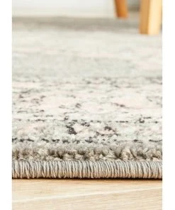 Rug Culture Avenue 703 Grey Round Rug -The Shine Nook Sales Store 782203600 4 720x928