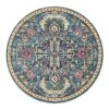 Rug Culture Babylon 209 Navy Round Rug