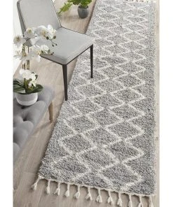 Rug Culture Saffron 11 Silver Runner Rug -The Shine Nook Sales Store 782204860 7 720x928