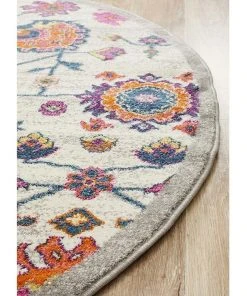 Rug Culture Babylon 208 Multi Round Rug -The Shine Nook Sales Store 782205760 3 720x928