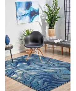 Rug Culture Dreamscape Waves Modern Indigo Rug 10 Rug Culture Dreamscape Waves Modern Indigo Rug -The Shine Nook Sales Store 782206210 4 720x928