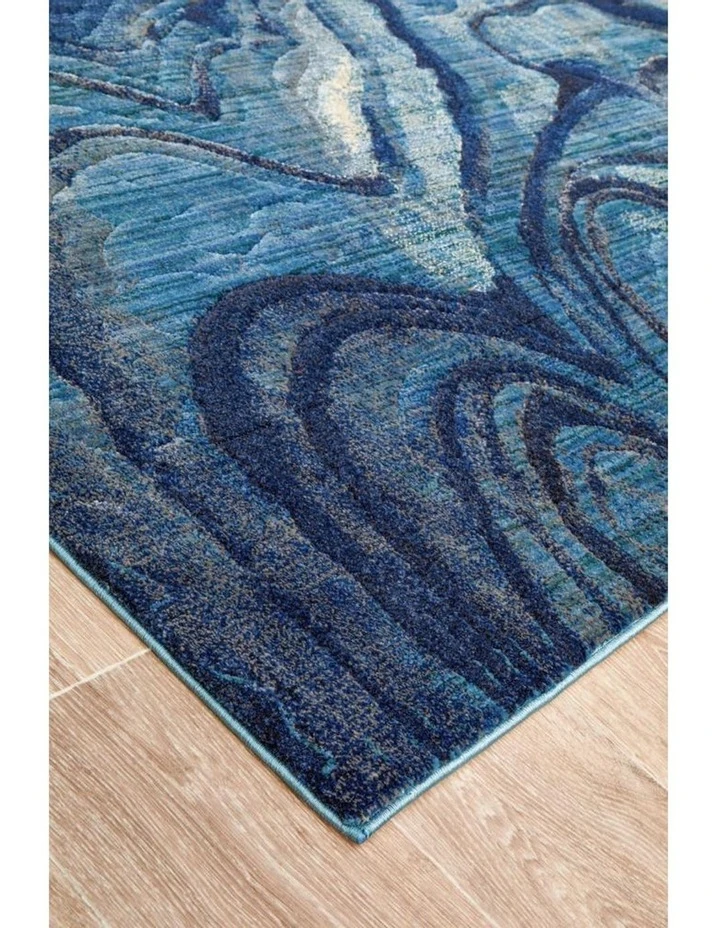 Rug Culture Dreamscape Waves Modern Indigo Rug 6 Rug Culture Dreamscape Waves Modern Indigo Rug - Image 6