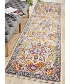 Rug Culture Babylon 207 Multi Runner Rug -The Shine Nook Sales Store 782206840 7 720x928