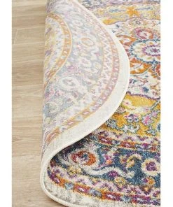 Rug Culture Babylon 207 Multi Round Rug -The Shine Nook Sales Store 782207290 6 720x928