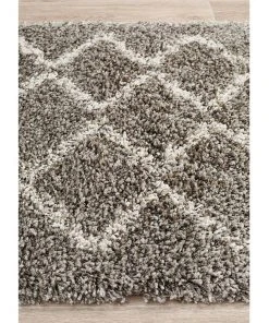 Rug Culture Saffron 11 Grey Runner Rug -The Shine Nook Sales Store 782207380 4 720x928