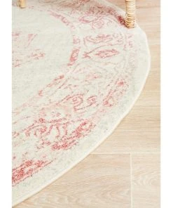 Rug Culture Avenue 702 Rose Round Rug -The Shine Nook Sales Store 782207560 3 720x928