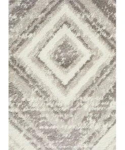Rug Culture Sabrina Geo Diamonds Rug Silver Grey -The Shine Nook Sales Store 782207830 5 720x928
