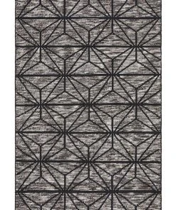 Rug Culture Miller Rhythm Motif Charcoal Rug