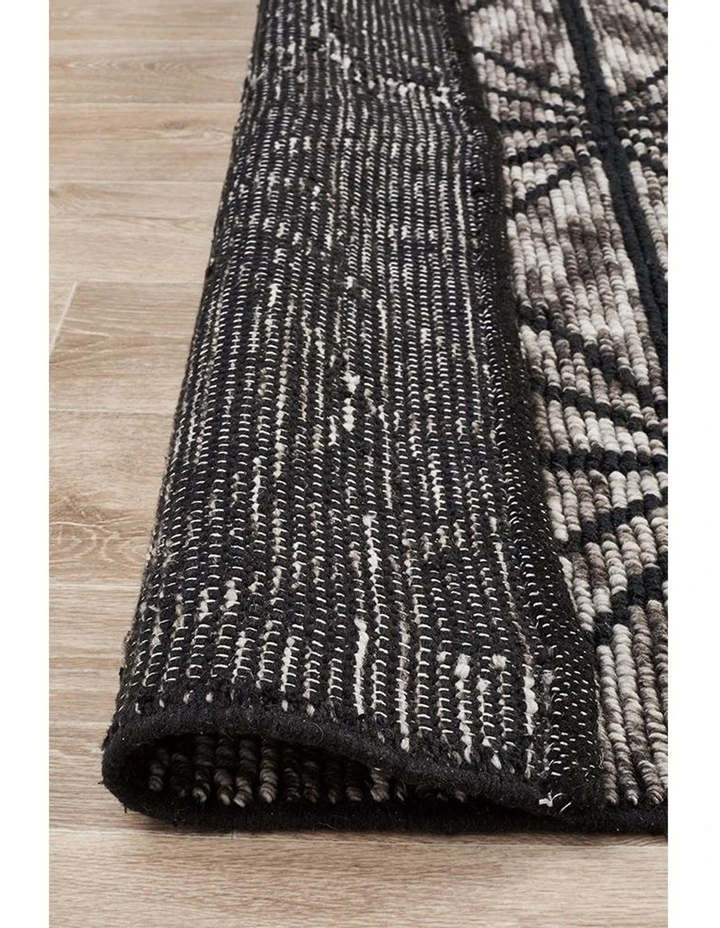 Rug Culture Miller Rhythm Motif Charcoal Rug 6 Rug Culture Miller Rhythm Motif Charcoal Rug - Image 6