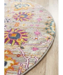 Rug Culture Babylon 210 Multi Round Rug -The Shine Nook Sales Store 782209630 3 720x928