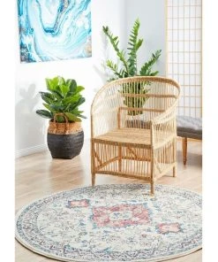 Rug Culture Avenue 705 Pastel Round Rug -The Shine Nook Sales Store 782210170 7 720x928