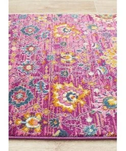 Rug Culture Babylon 210 Fuchsia Runner Rug -The Shine Nook Sales Store 782210260 4 720x928