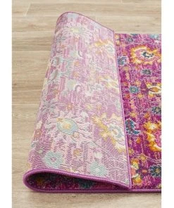 Rug Culture Babylon 210 Fuchsia Runner Rug -The Shine Nook Sales Store 782210260 6 720x928