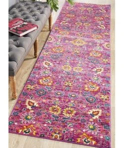 Rug Culture Babylon 210 Fuchsia Runner Rug -The Shine Nook Sales Store 782210260 7 720x928