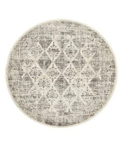 Rug Culture Century 999 Grey Round Rug