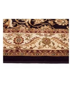 Rug Culture Sydney Medallion Runner Black with Ivory Border Runner Rug 7 Rug Culture Sydney Medallion Runner Black with Ivory Border Runner Rug -The Shine Nook Sales Store 782212960 3 720x928